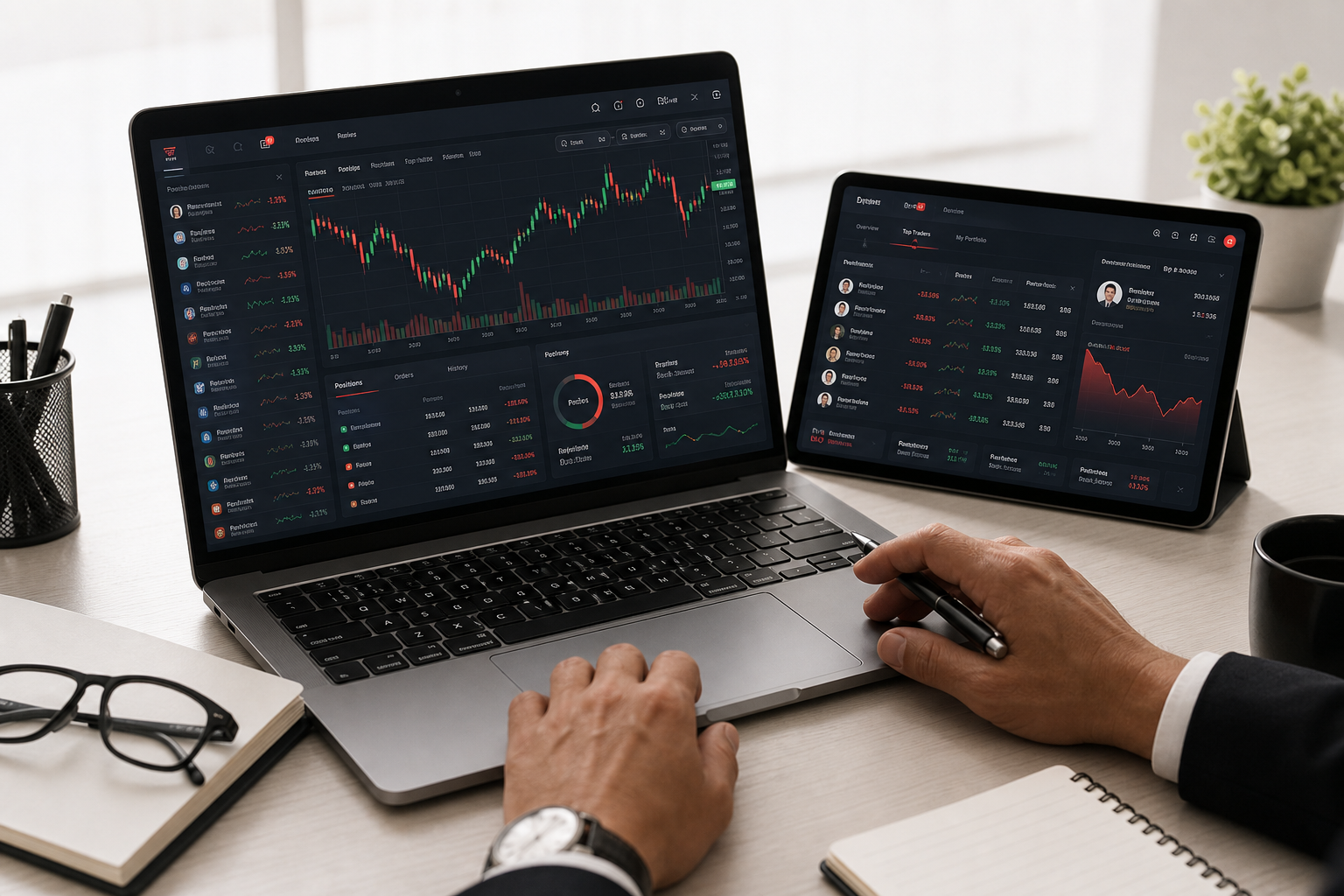 VELTOMARKETS trading dashboard